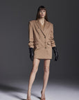 Abito giacca in twill tecnico manolana - Monique Garçonne