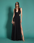 Abito lungo in chiffon - Monique Garçonne