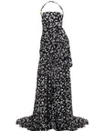 Abito lungo in chiffon stampato - Monique Garçonne
