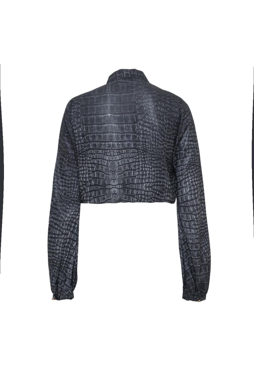 Blusa in doppia georgette stampata - Monique Garçonne