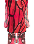 Blusa in georgette stampata - Monique Garçonne
