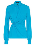 Blusa manica lunga in raso - Monique Garçonne