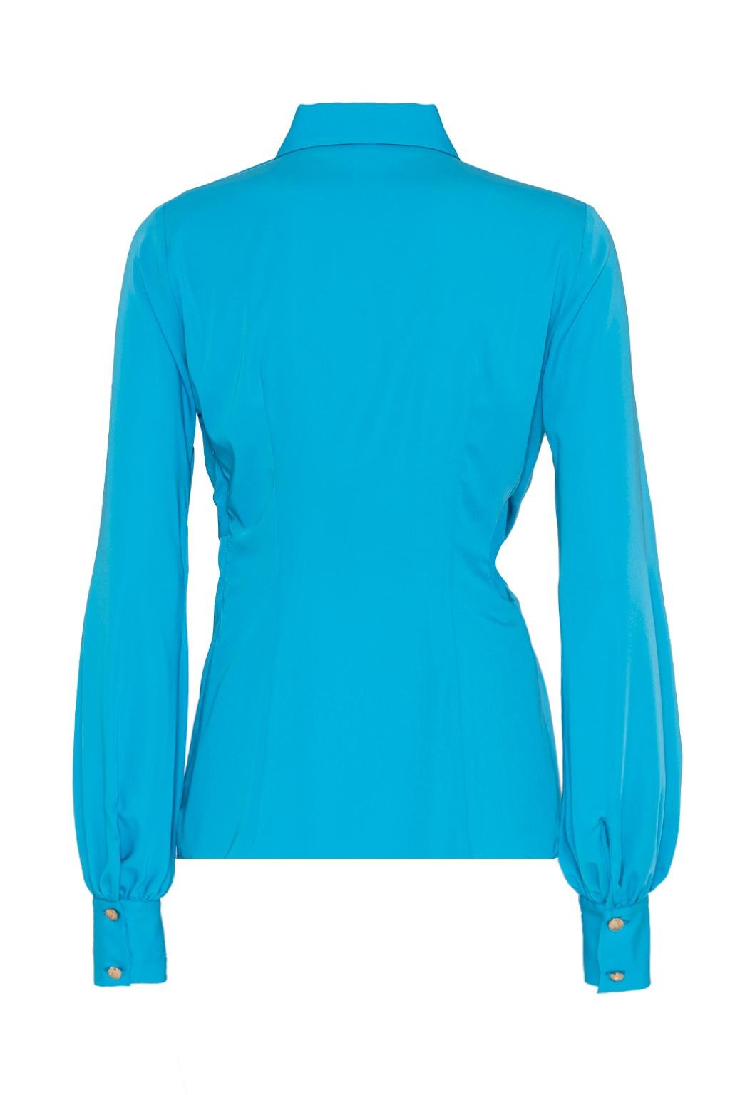 Blusa manica lunga in raso - Monique Garçonne