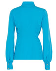 Blusa manica lunga in raso - Monique Garçonne