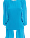 Blusa smanicata in georgette - Monique Garçonne