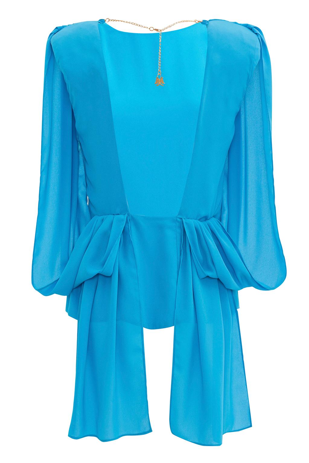 Blusa smanicata in georgette - Monique Garçonne