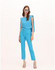 Blusa smanicata in georgette - Monique Garçonne