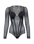 Body in micro rete elastica - Monique Garçonne