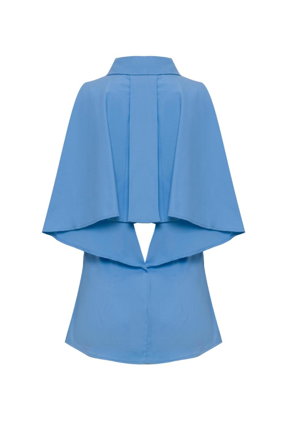 Camicia giromanica in popeline di cotone - Monique Garçonne