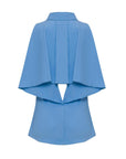 Camicia giromanica in popeline di cotone - Monique Garçonne