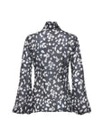 Camicia in chiffon stampato - Monique Garçonne