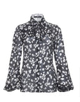 Camicia in chiffon stampato - Monique Garçonne