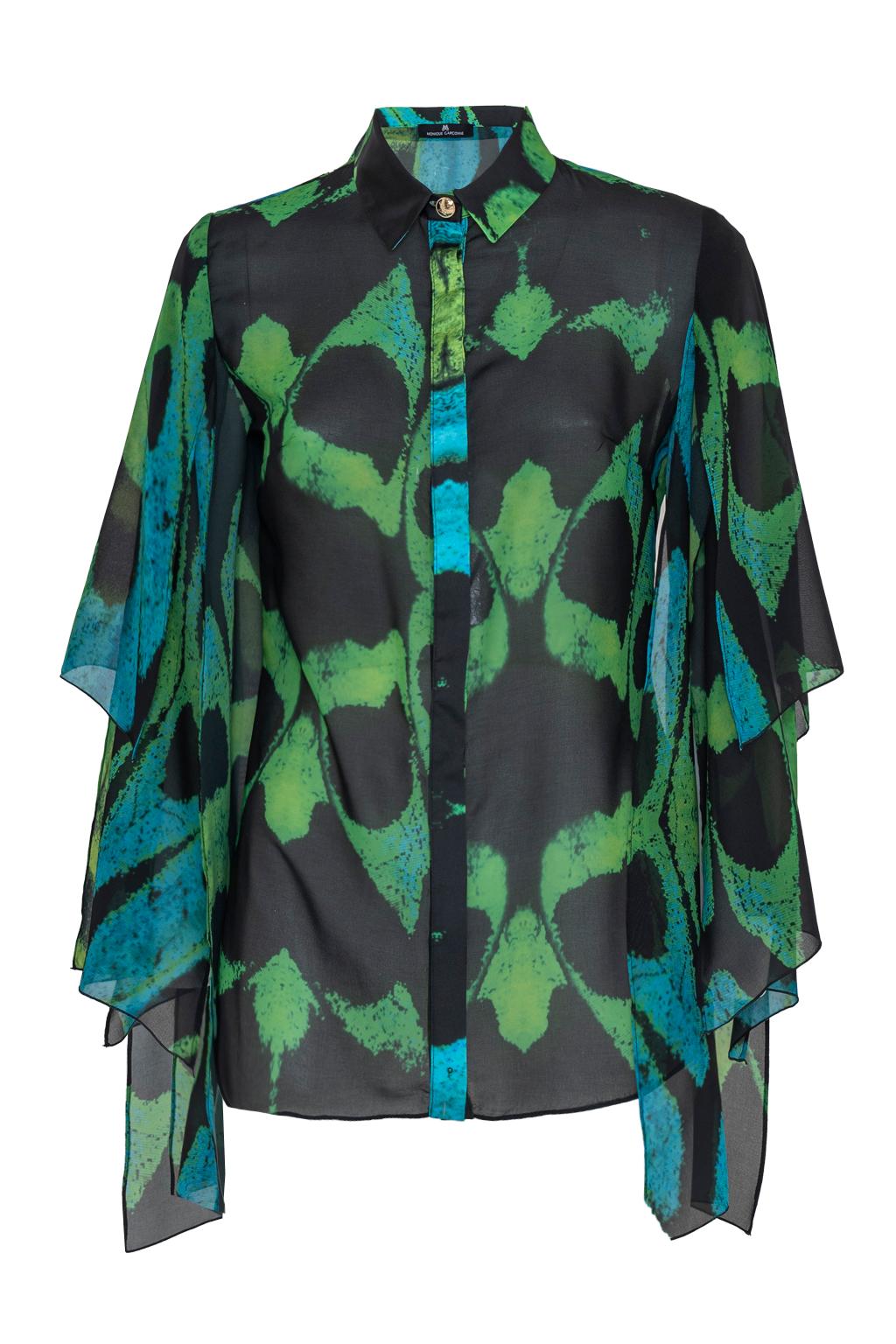 Camicia in georgette stampata - Monique Garçonne
