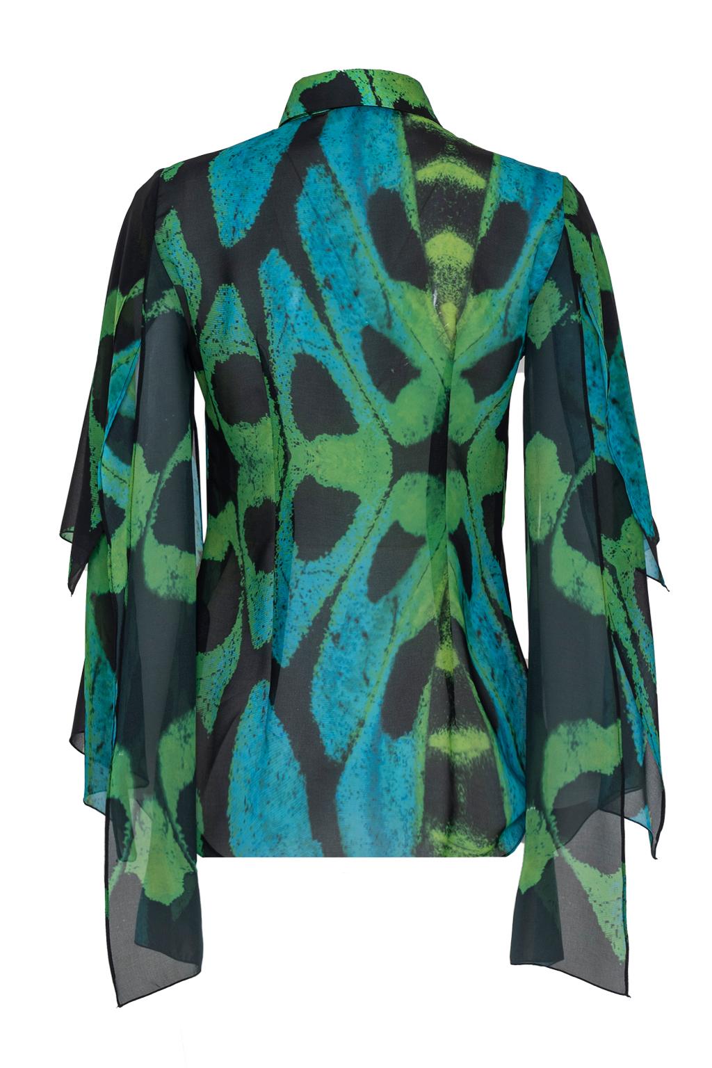 Camicia in georgette stampata - Monique Garçonne