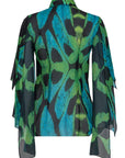 Camicia in georgette stampata - Monique Garçonne