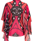 Camicia in georgette stampata - Monique Garçonne