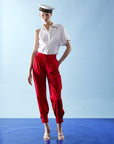 Camicia in popeline di cotone monomanica - Monique Garçonne