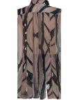 Camicia smanicata in chiffon stampato - Monique Garçonne