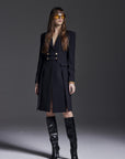 Cappotto in twill tecnico - Monique Garçonne