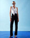 Top in satin