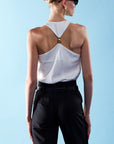 Top in satin
