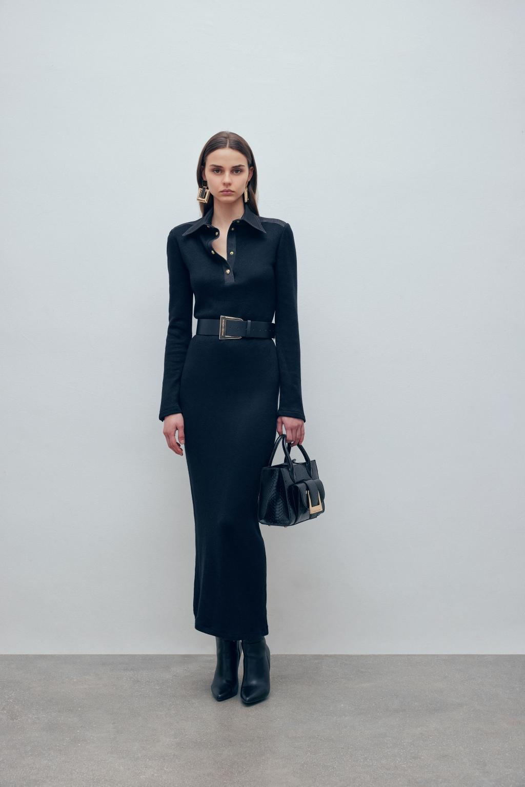 Abito in maglia jersey