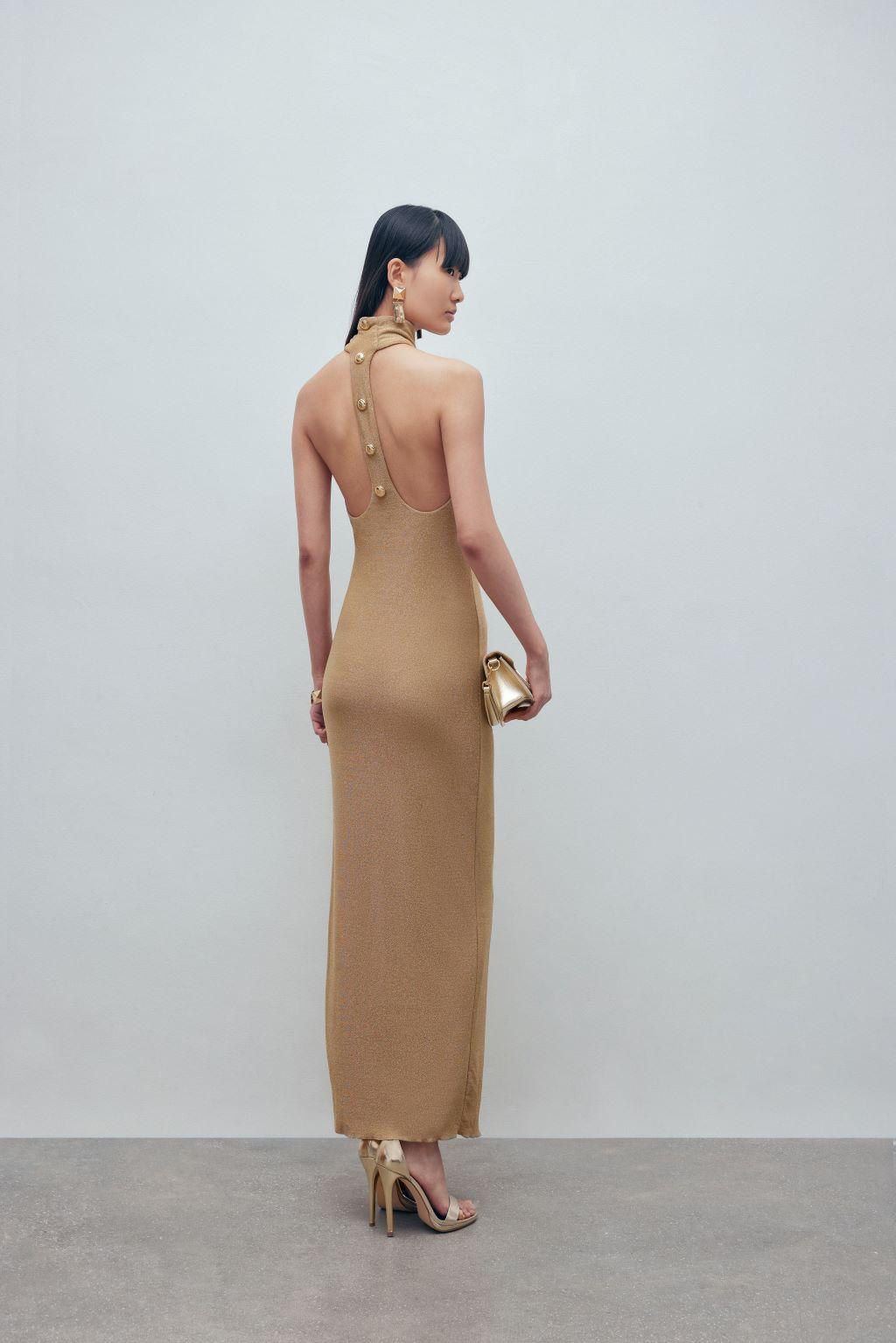 Abito in maglia jersey lurex