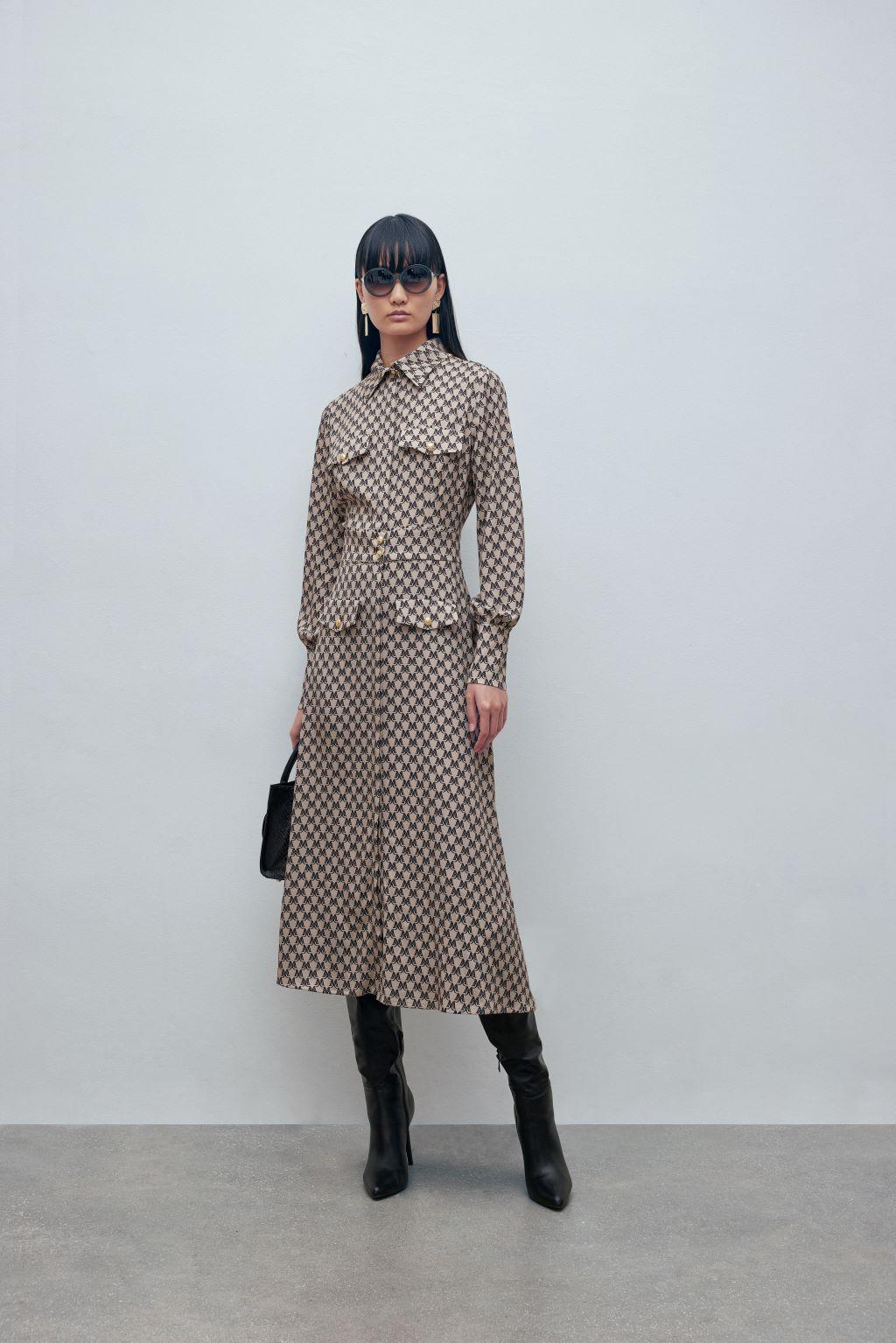 Chemisier in tripla georgette