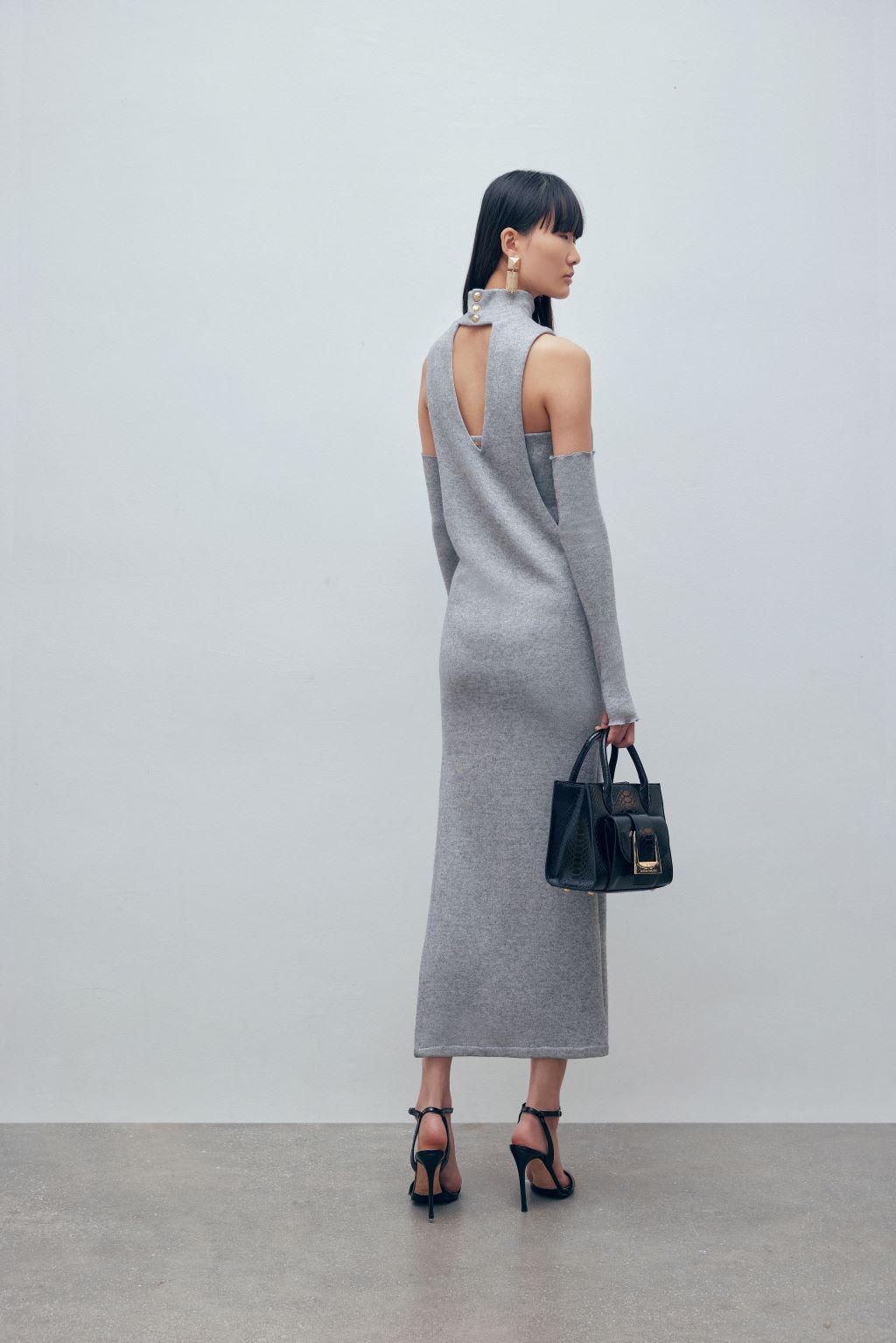 Abito in maglia jersey lurex