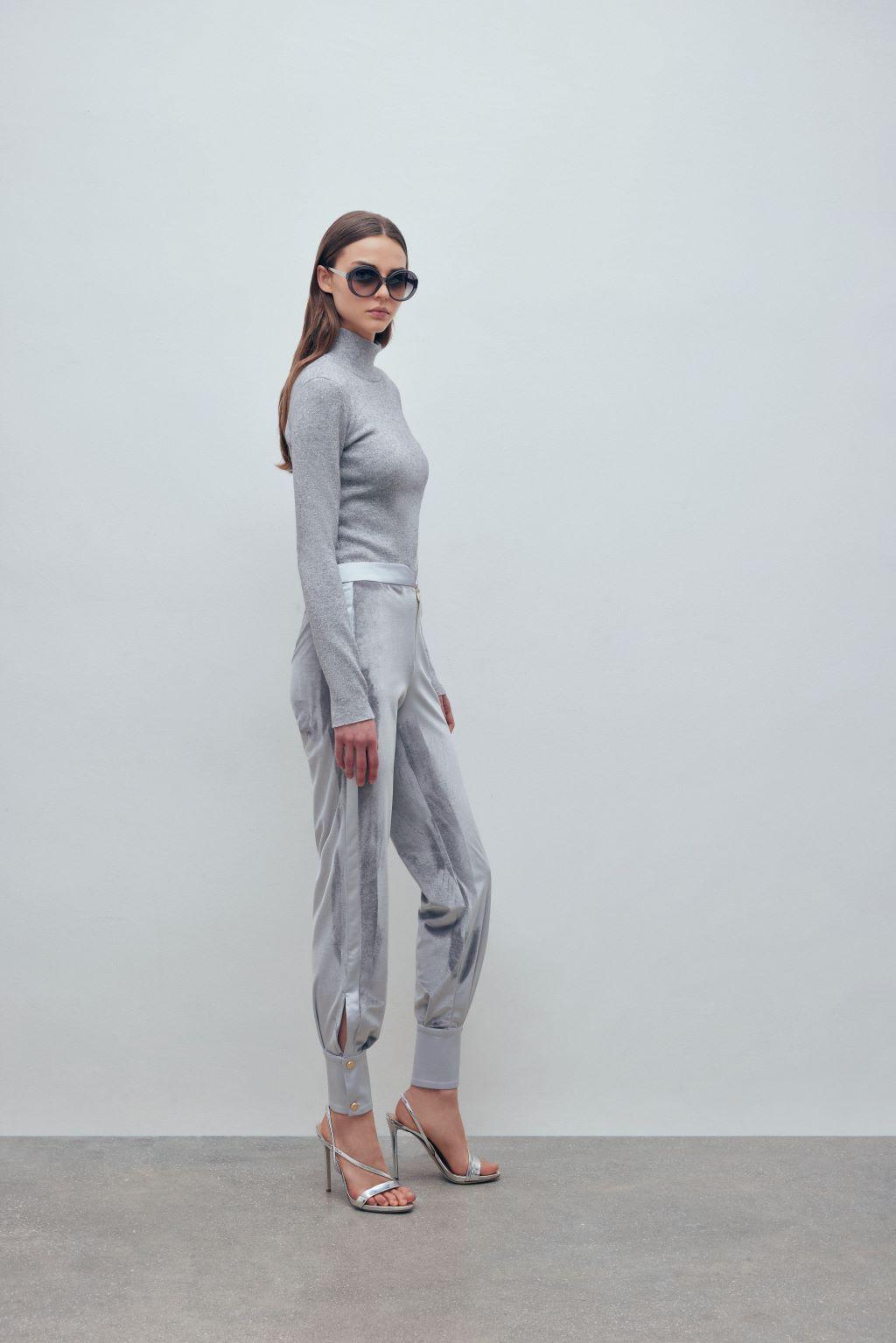 Top in maglia jersey lurex