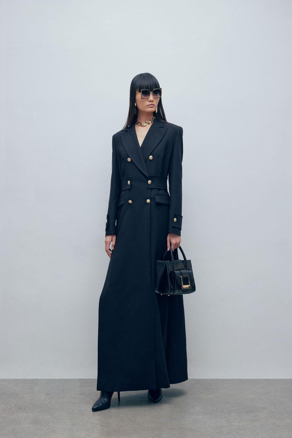 Cappotto in twill tecnico