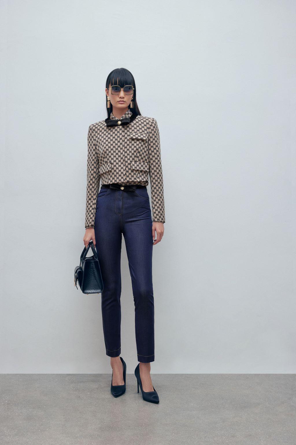 Patalono slim in denim