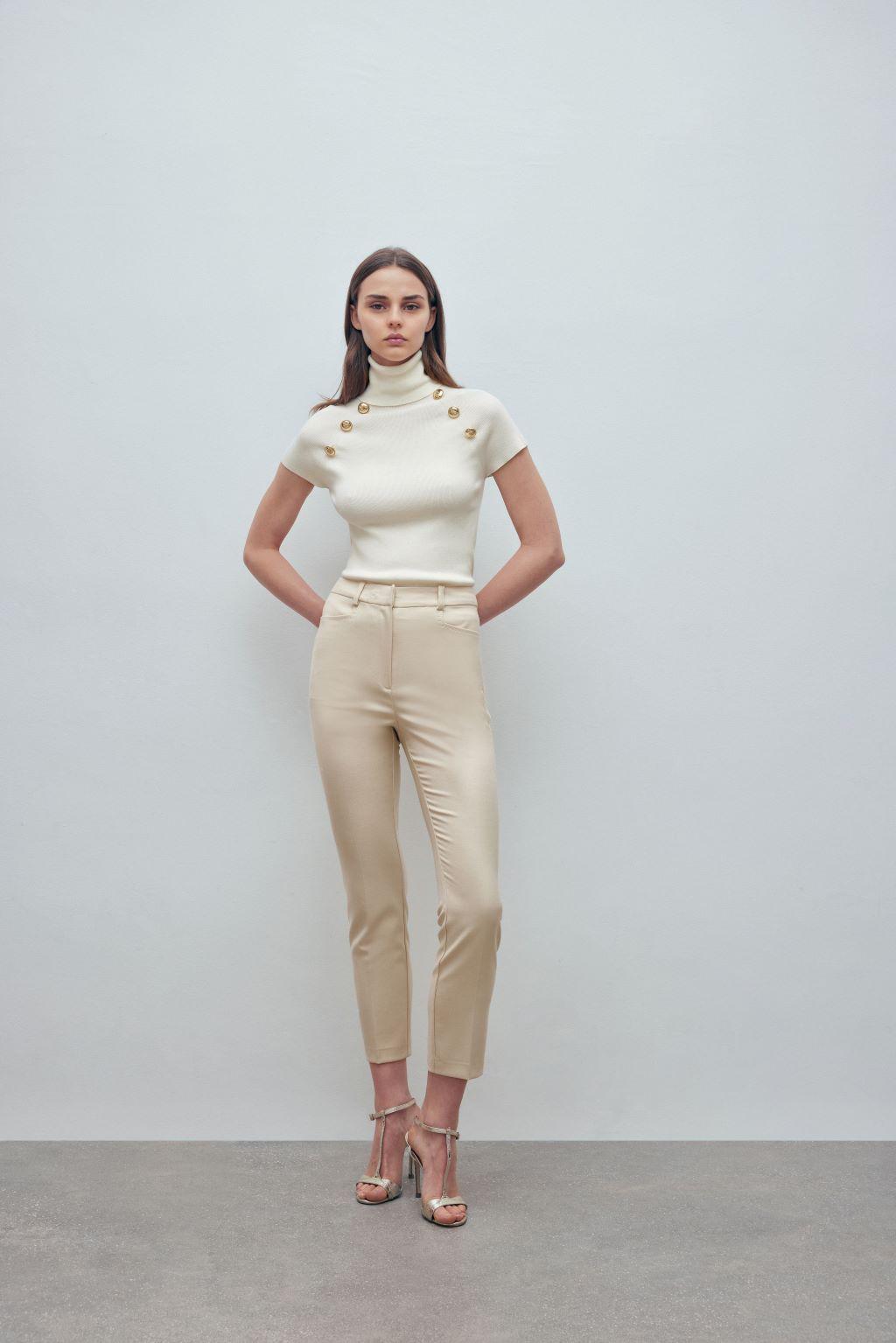 Pantalone in poliviscosa manolana