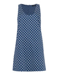 Mini dress linea ad A in cotone stampato