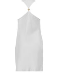 Mini dress in satin