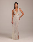Abito in crochet paillettes