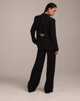 Giacca in fluido crepe