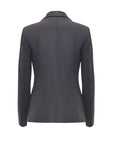 Giacca slim in poliviscosa Laminata - Monique Garçonne