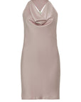 Mini dress in satin - Monique Garçonne