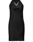 Mini dress in satin - Monique Garçonne