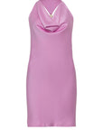 Mini dress in satin - Monique Garçonne