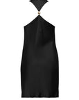 Mini dress in satin - Monique Garçonne