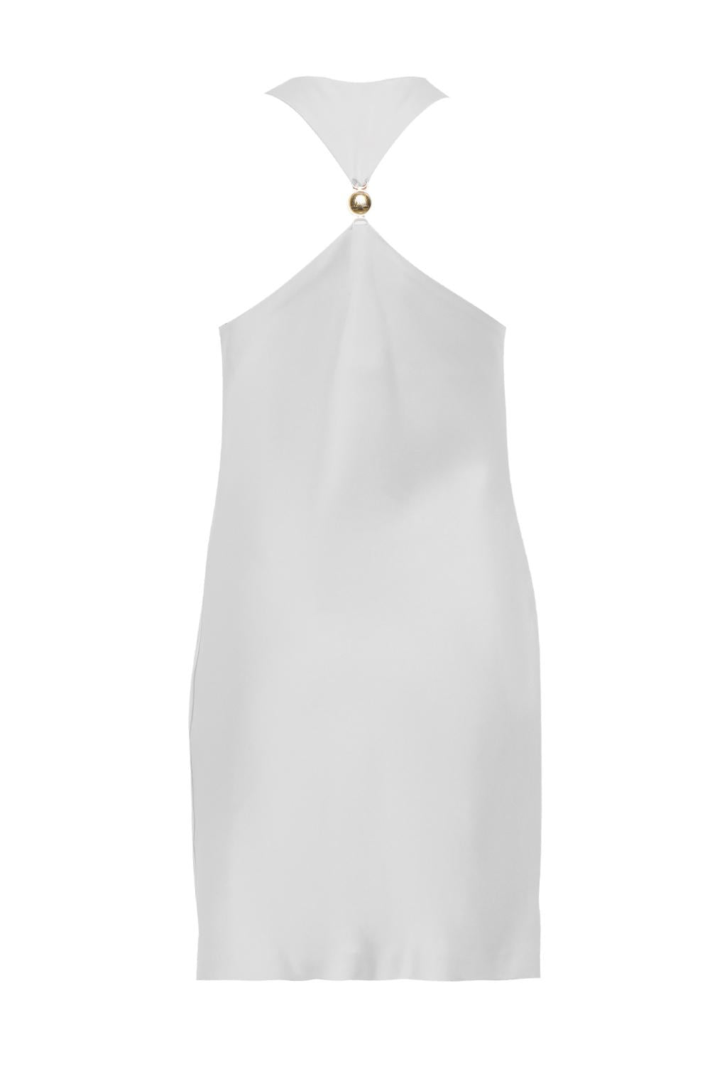 Mini dress in satin - Monique Garçonne