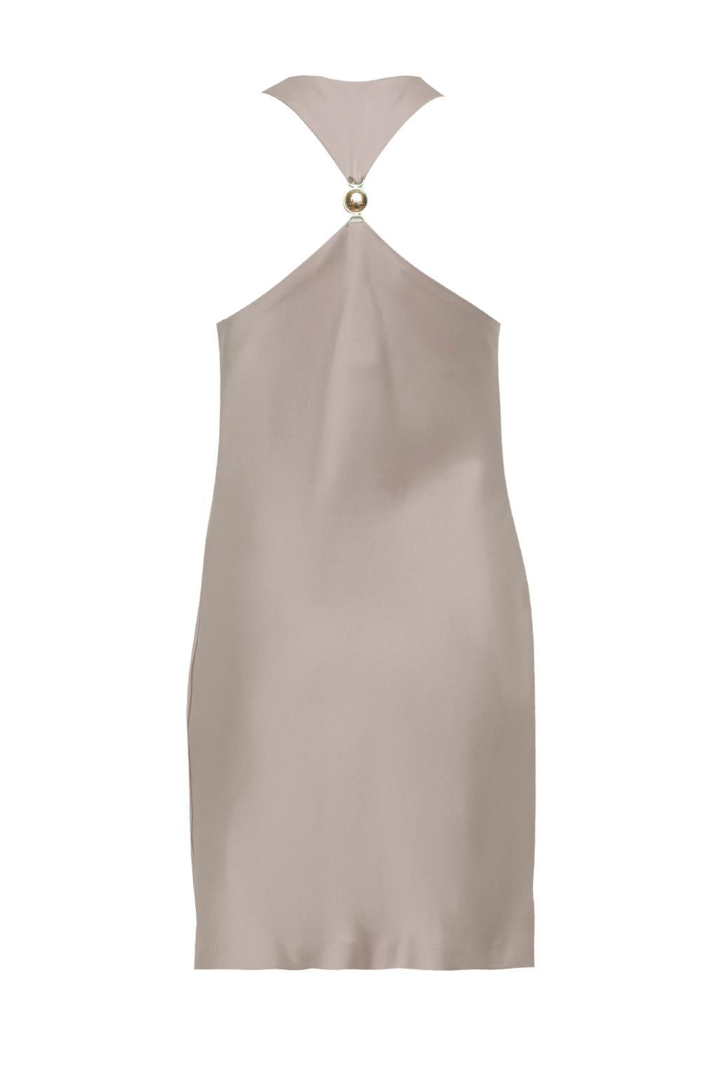 Mini dress in satin - Monique Garçonne