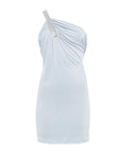 Mini dress monospalla aderente con bretella in paillettes realizzato in jersey - Monique Garçonne