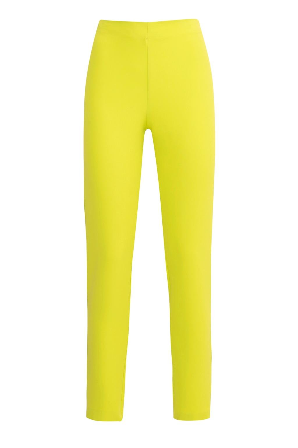 Pantalone dalla linea slim in tessuto tecnico bi elastico - Monique Garçonne