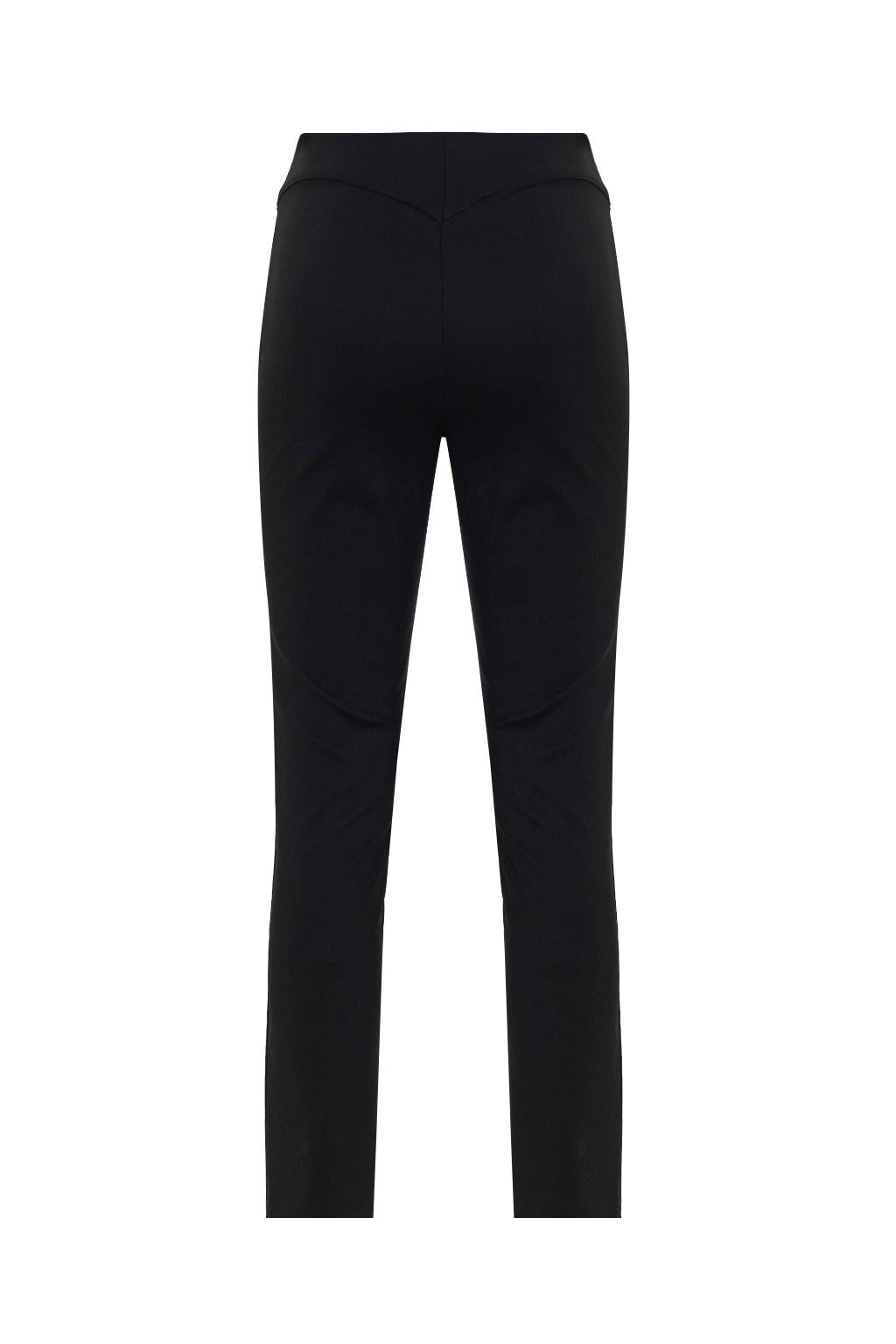 Pantalone dalla linea slim realizzato in cotone elastico - Monique Garçonne