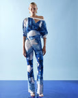 Pantalone in jersey stampato - Monique Garçonne