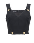 Top in twill tecnico - Monique Garçonne