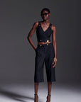 Top in twill tecnico - Monique Garçonne